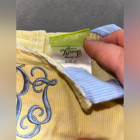Classic Whimsy 3T initials “GRT” monogrammed - Picture 3 of 5